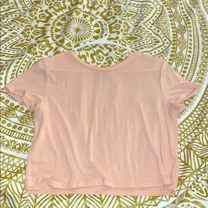 Pink Crop Top